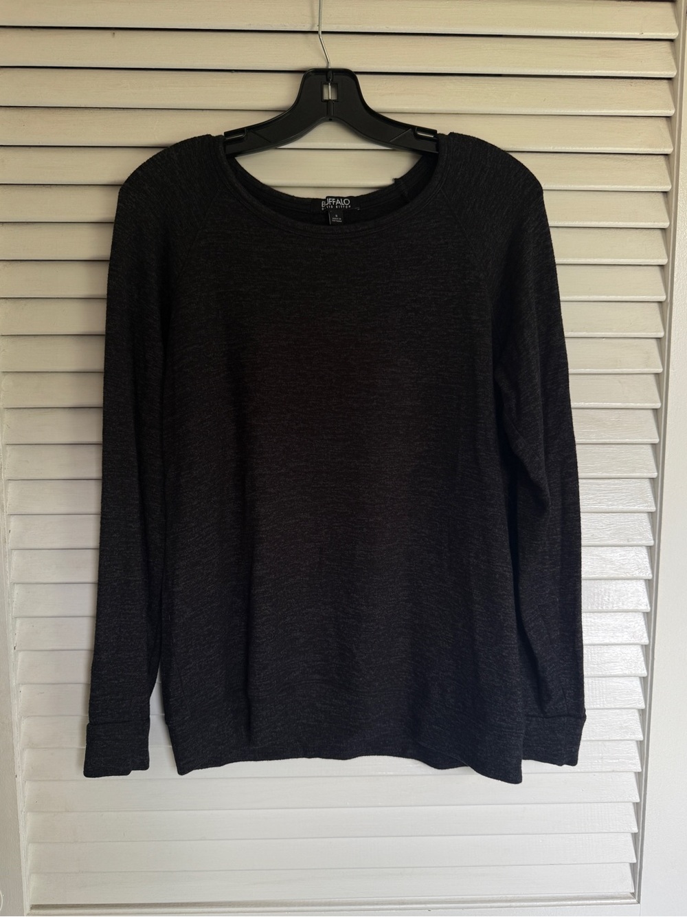 Buffalo David Bitton Black Crewneck Sweatshirt
